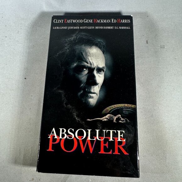 Absolute Power Clint Eastwood Gene Hackman Ed Harris Warner Home Video VHS R - Picture 1 of 3